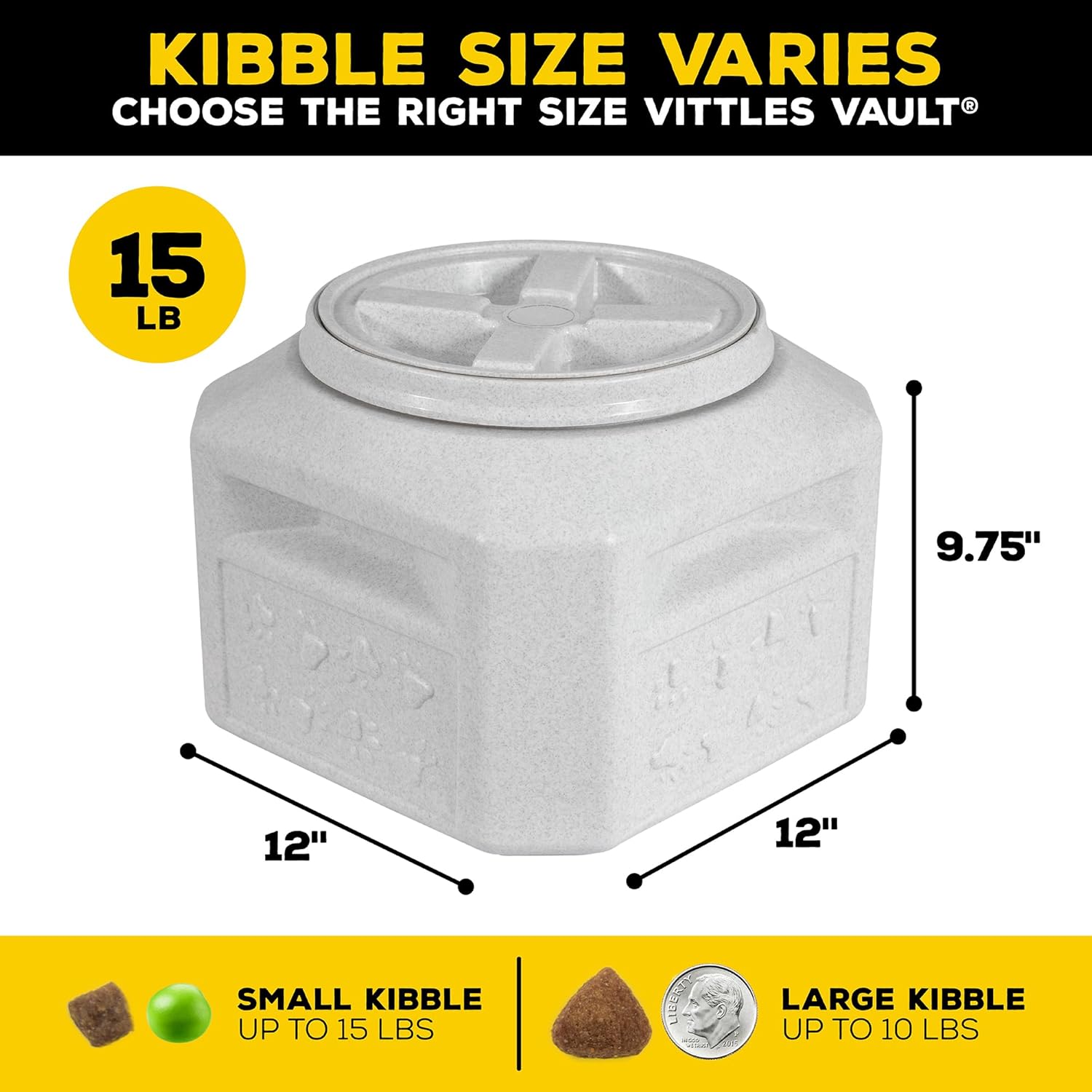 Contenedor Hermético para Alimento de Mascotas (15 Libras Capacidad) - Vittles Vault Contenedor Hermético para Alimento de Mascotas (15 Libras Capacidad) - Vittles Vault
